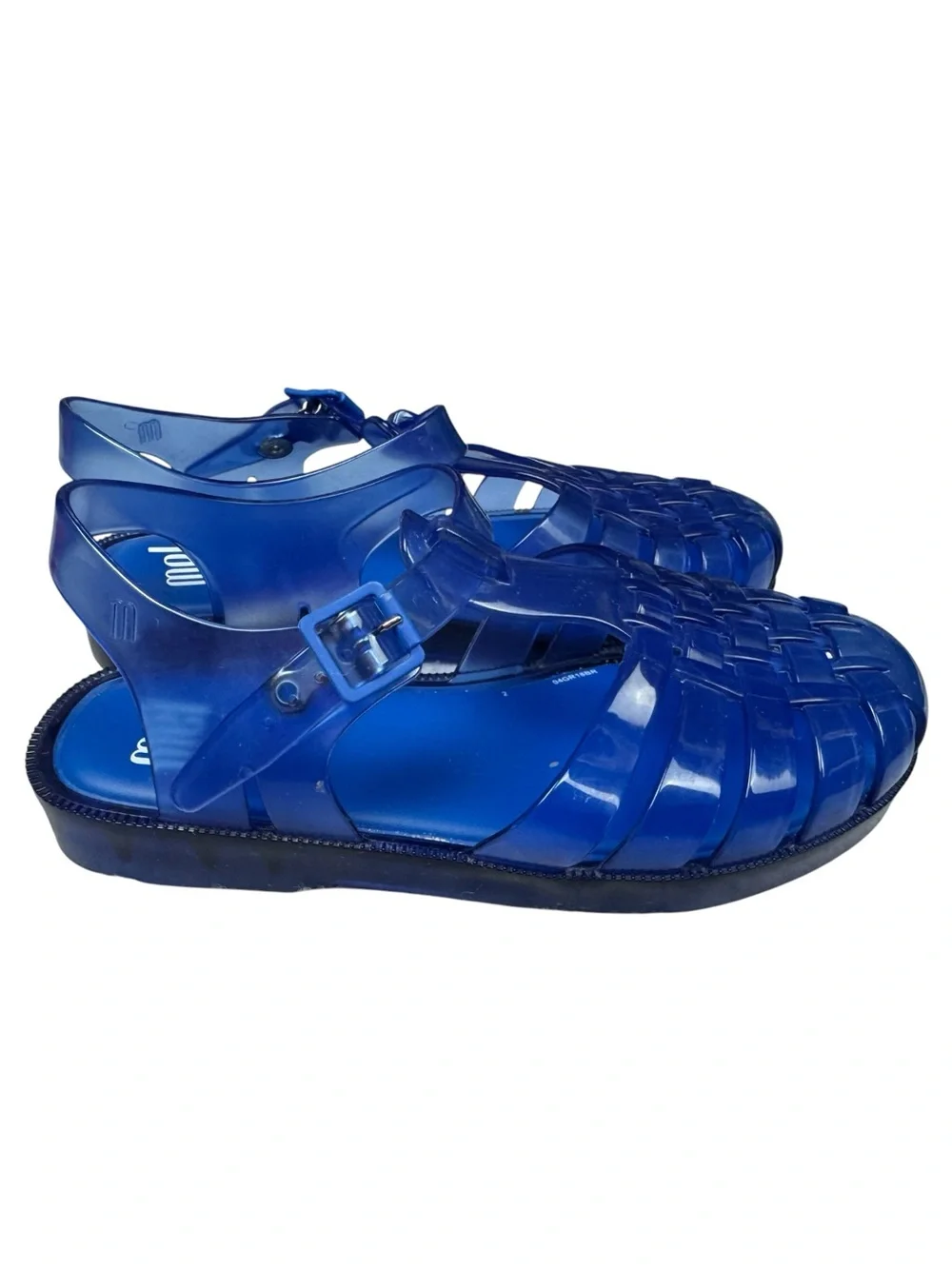 Mel by Melissa jelly sandals size 3 in blue